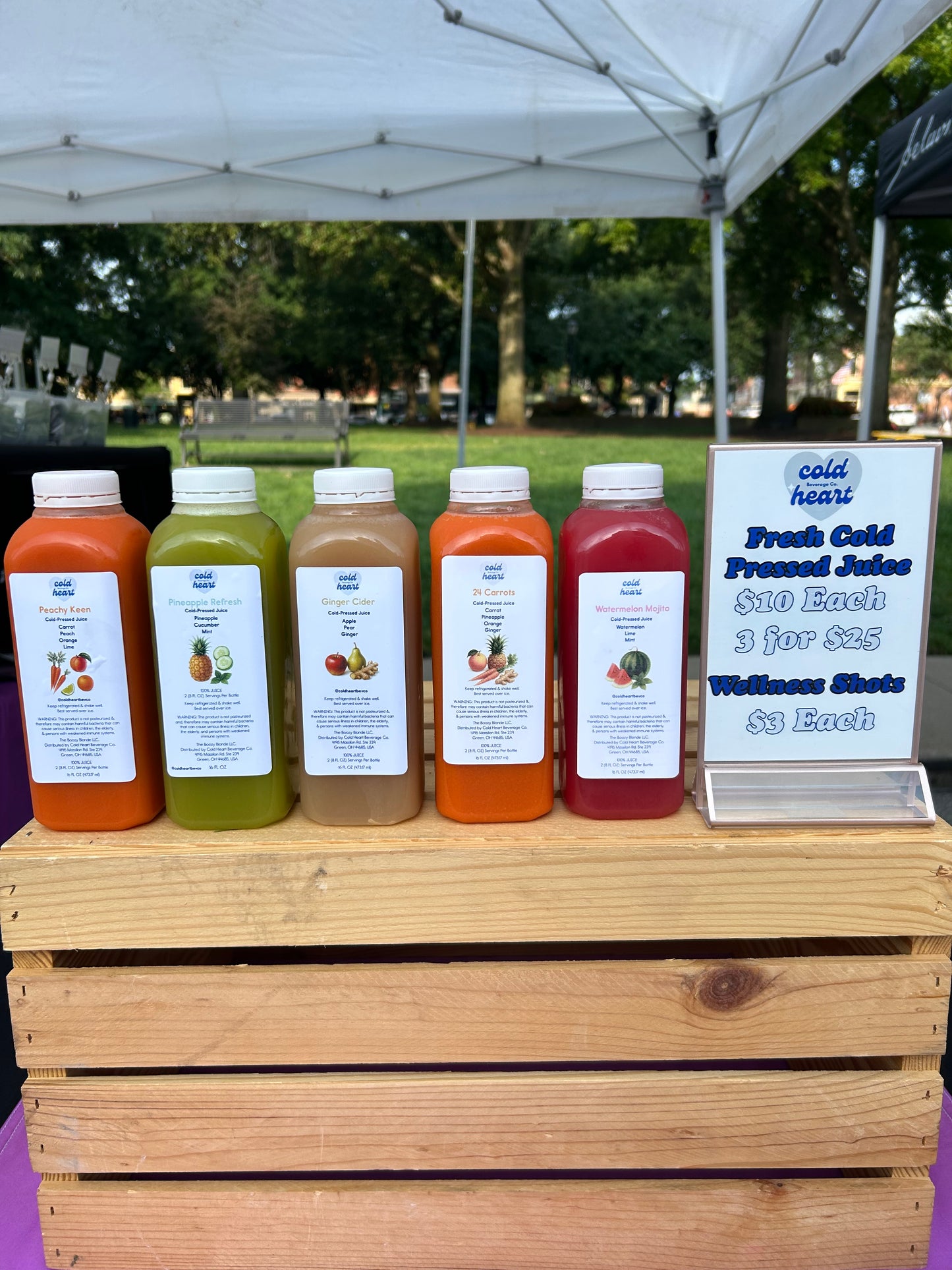 Cold Pressed Juice, Wellness Shots, & Super Milks