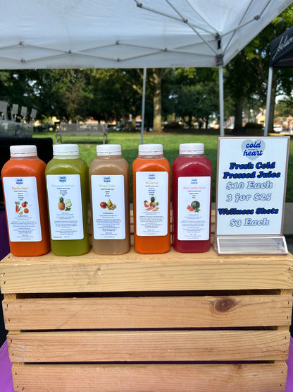 Cold Pressed Juice, Wellness Shots, & Super Milks